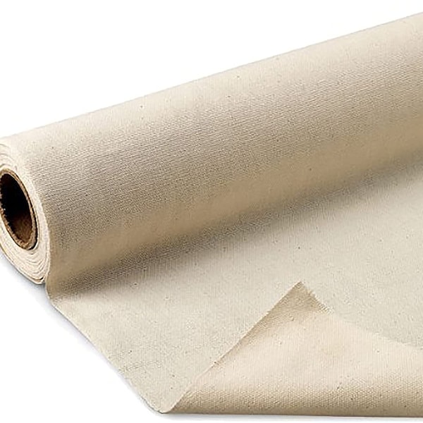 Cotton Duck Canvas Natural Heavy Weight 10oz. 60 Inch Wide by the yard