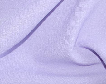 LAVENDER 60'' Poly Poplin Polyester Superior Quality Fabric by the Yard