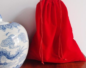 6 Pieces 13 X 15 Velvet Bags Pouches Drawstring Bags Jewelry Bags Available in Red Royal Blue and Black Etsy