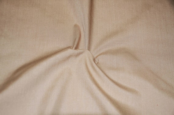 Taupe Broadcloth Fabric, 60" Wide, Poly Cotton Blend