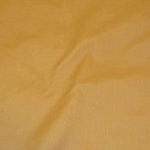 GOLD 60&quot; Wide Premium Cotton Blend Broadcloth Fabric by The Yard