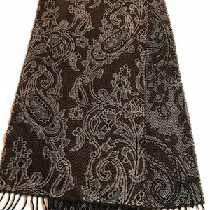 Sciarpa in lana Vintage Made in France 1750