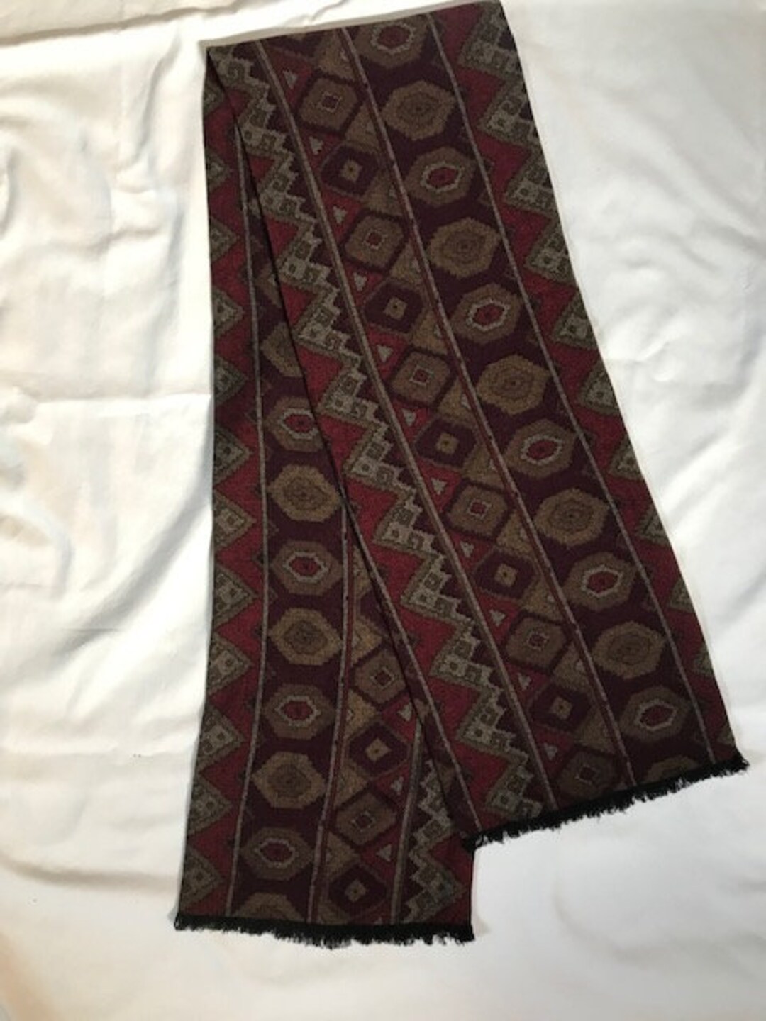 Vintage American Silk Scarf 7653 Etsy