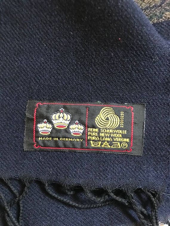 Vintage Made in Germany wool scarf 1887 - image 3