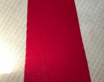 écharpe en laine vintage Made in USA rouge