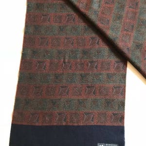 Vintage Made in Germany Merino wool scarf 1870 image 2