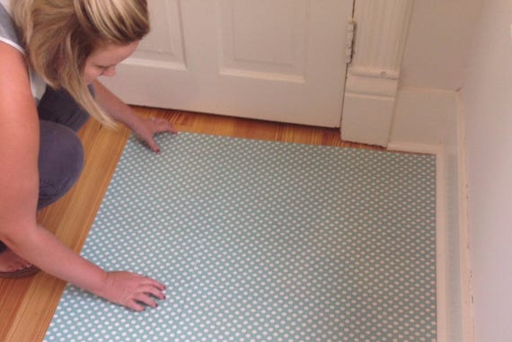Polka Dot Mint L And Stick Decorative Floor Decals Image 0
