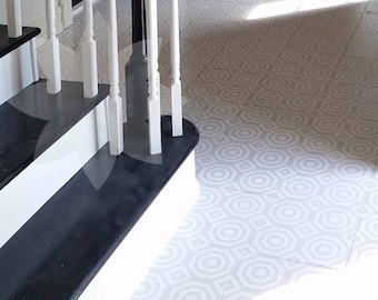 Chime Removable Peel and Stick Temporary Decorative Vinyl Floor Decal, Stickers, Tile