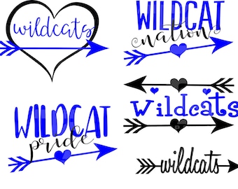 Wildcats SVG Bundle 1