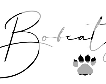Bobcats 81 Skrypt SVG Grafika
