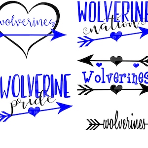 Wolverines SVG Bundle 1