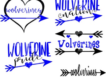 Wolverines SVG Bundle 1