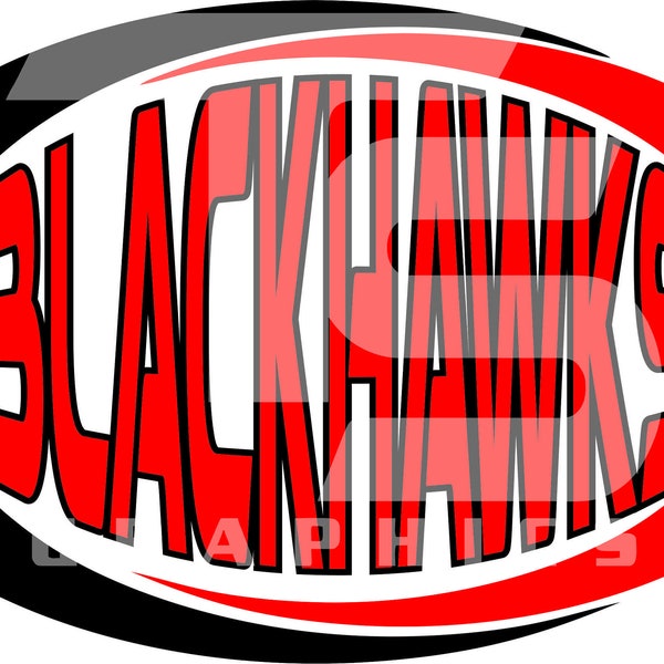 Blackhawks 7 SVG Graphic