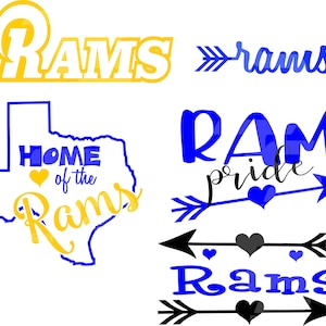 Rams SVG Bundle 1