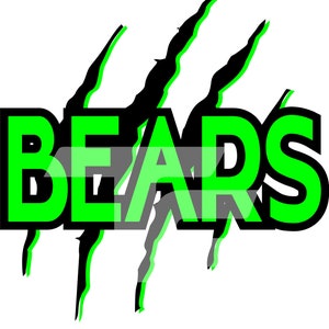 Bears 20 SVG PNG Sublimation Graphic Pick your Team Colors