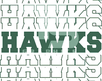 Hawks 5 SVG Graphic