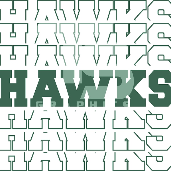 Hawks 5 SVG Graphic