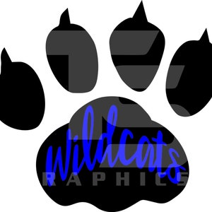 Wildcats 12 SVG Graphic