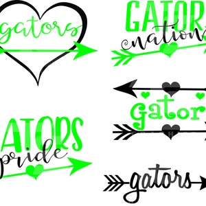 Gators SVG Bundle 1