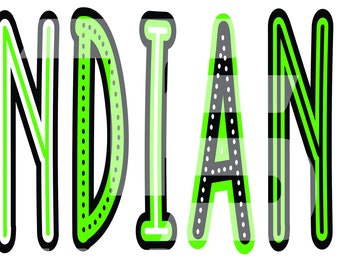 Indians 83 SVG PNG Sublimation Graphic Pick your Team Colors