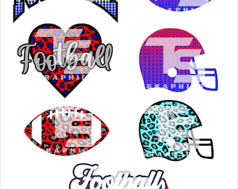 Football Clipart Bundle 5 SVG Graphics
