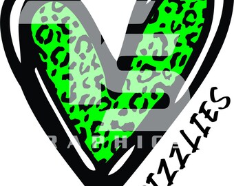 Heart Grizzlies Svg - Etsy