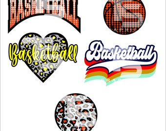 Basketball Clipart Bundle 2 SVG Graphics