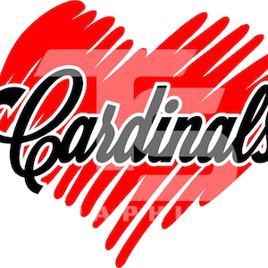 Cardinals 14 SVG Graphic