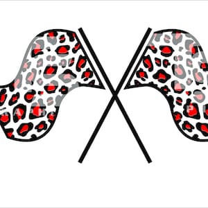 Animal Print Flags 1 SVG Graphic