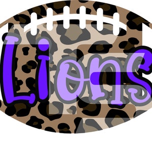 Lions 84 PNG SVG Sublimation Graphic