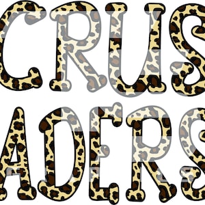 Crusaders 87 Animal Print PNG Graphic for Sublimation, DTG, DTF
