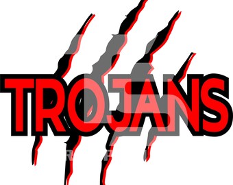 Trojans 20 SVG PNG Sublimation Graphic Pick your Team Colors