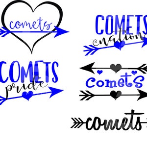 Comets SVG Bundle 1