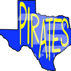 Pirates 25 SVG PNG Sublimation Graphic Pick your Team Colors