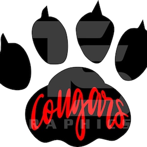 Cougars 12 SVG Graphic