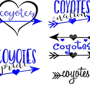 Coyotes SVG Bundle 1
