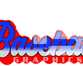 Baseball 92 SVG PNG Sublimation Retro Graphic Pick your Team Colors