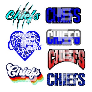 Chiefs Clipart Bundle 1 SVG Graphics