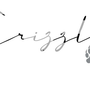 Grizzlies 81 Script SVG Graphic