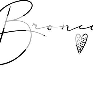 Broncos 81 Script SVG Graphic