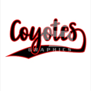 Coyotes 6 SVG Graphic