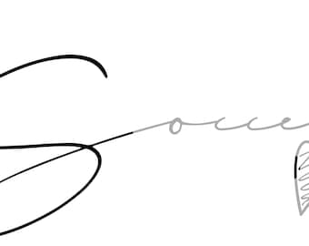 Soccer 81 SVG Script Graphic
