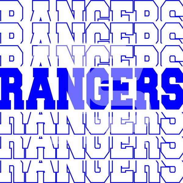 Rangers Svg - Etsy