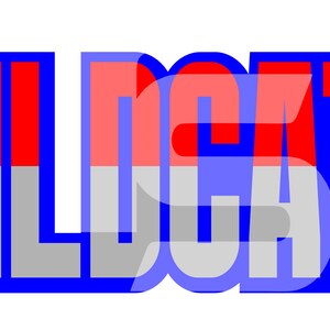 Wildcats 23 SVG PNG Sublimationsgrafik Wählen Sie Ihre Teamfarben