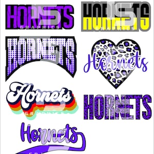 Hornets Clipart Bundle 1 SVG Graphics