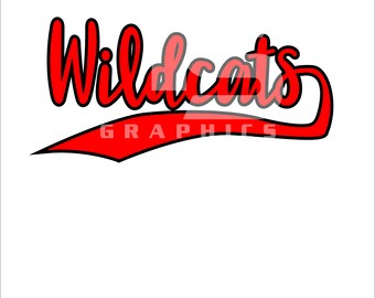 Wildcats 6 SVG Graphic