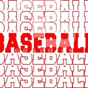 Baseball 10 SVG Graphic