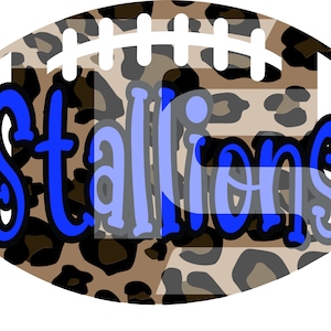 Stallions 84 PNG SVG Sublimation Graphic