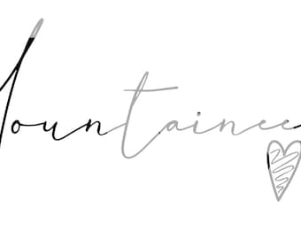 Mountaineers 81 Script SVG Graphic