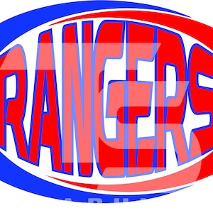 Rangers 7 SVG Graphic